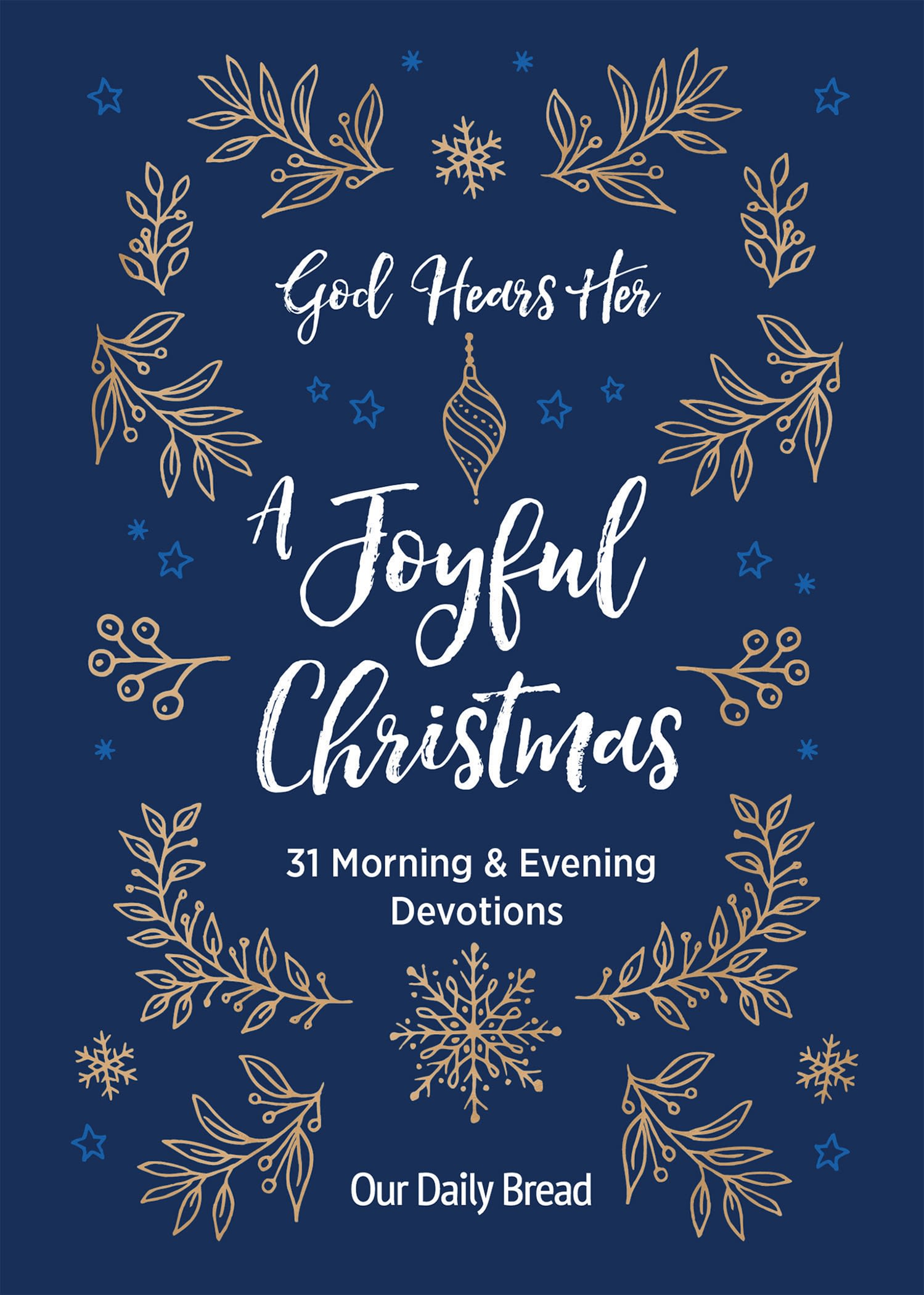 Joyful Christmas devotional book cover