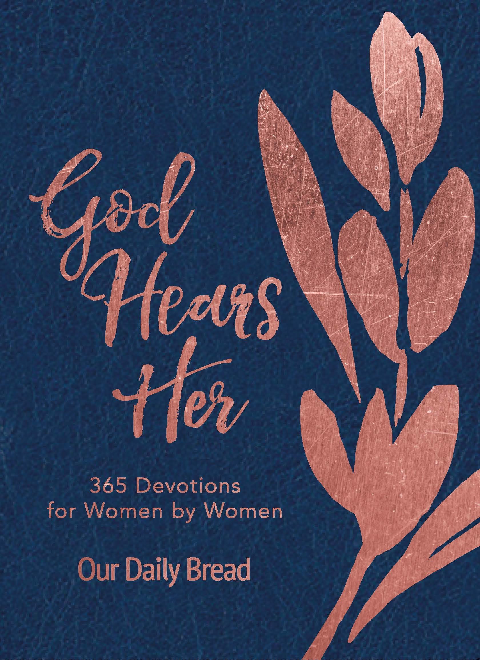 Devotional book cover: God Hears Her